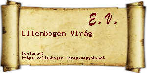 Ellenbogen Virág névjegykártya